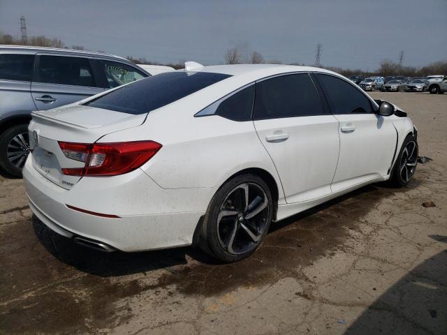 1HGCV1F32LA031742 - 2020 HONDA ACCORD SPORT WHITE photo 3