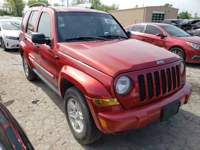 1J8GL38K95W684623 - 2005 JEEP LIBERTY RENEGADE RED photo 4