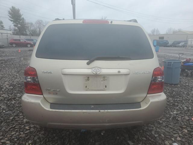 JTEEP21A350088520 - 2005 TOYOTA HIGHLANDER LIMITED BEIGE photo 6