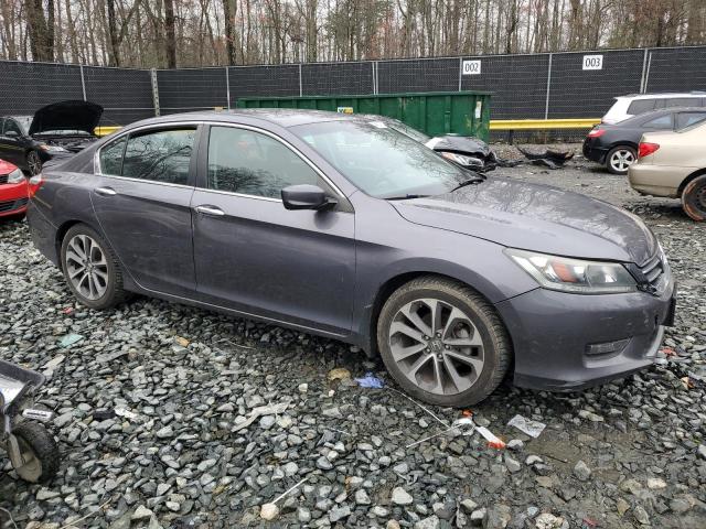 1HGCR2F57FA081438 - 2015 HONDA ACCORD SPORT GRAY photo 4