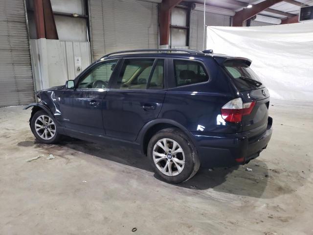 WBXPC93459WJ29860 - 2009 BMW X3 XDRIVE30I BLUE photo 2