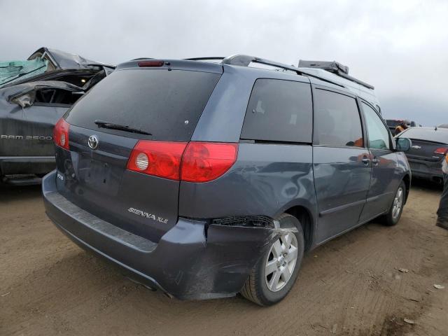 5TDZK22C28S157350 - 2008 TOYOTA SIENNA XLE BLUE photo 3