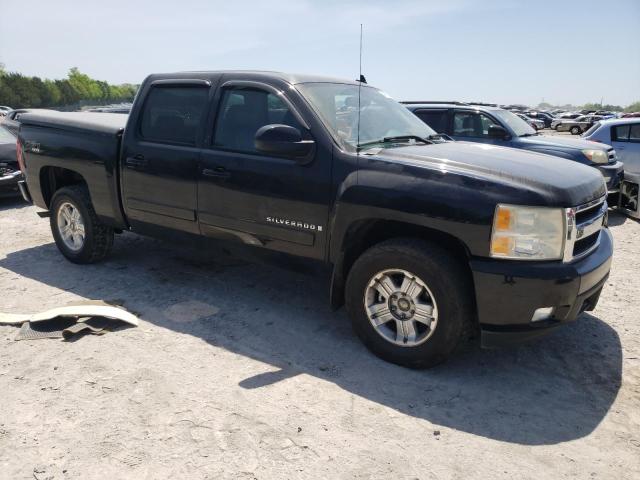 3GCEK13317G513047 - 2007 CHEVROLET SILVERADO K1500 CREW CAB BLACK photo 4