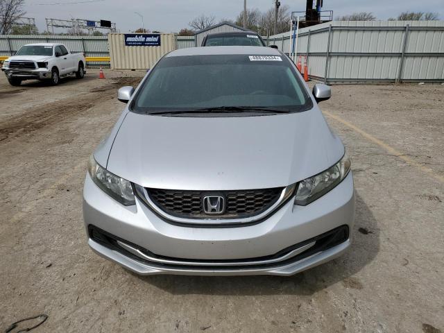 19XFB2F55DE011804 - 2013 HONDA CIVIC LX SILVER photo 5