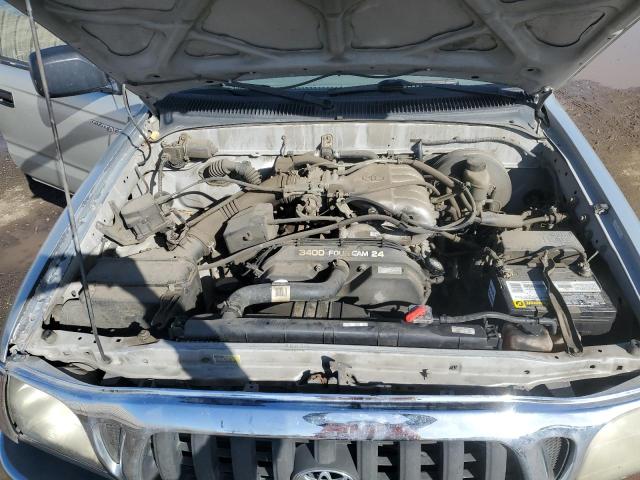 5TEGN92N62Z896417 - 2002 TOYOTA TACOMA DOUBLE CAB PRERUNNER SILVER photo 11