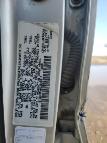 5TEGN92N62Z896417 - 2002 TOYOTA TACOMA DOUBLE CAB PRERUNNER SILVER photo 12