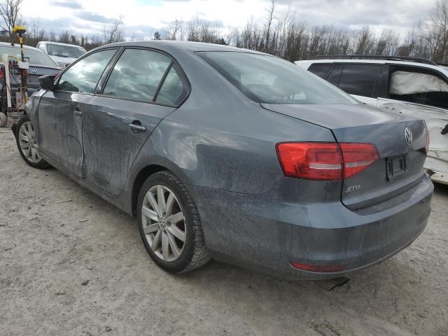 3VW267AJ9GM390334 - 2016 VOLKSWAGEN JETTA S GRAY photo 2