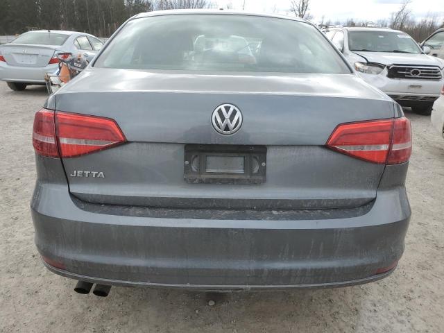 3VW267AJ9GM390334 - 2016 VOLKSWAGEN JETTA S GRAY photo 6