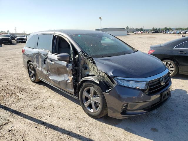 5FNRL6H53NB015893 - 2022 HONDA ODYSSEY EX CHARCOAL photo 4