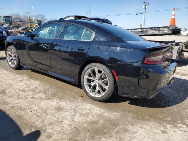 2C3CDXHG8MH639230 - 2021 DODGE CHARGER GT BLACK photo 2