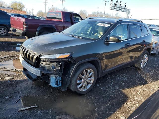 1C4PJLDS0FW602296 - 2015 JEEP CHEROKEE LIMITED BLACK photo 1