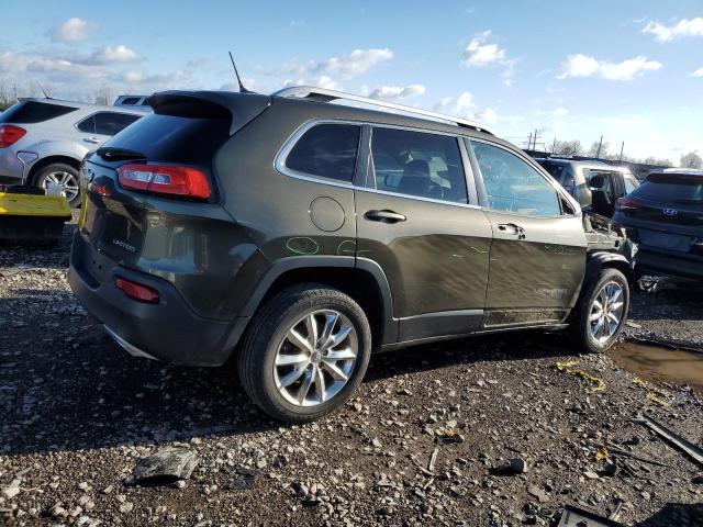 1C4PJLDS0FW602296 - 2015 JEEP CHEROKEE LIMITED BLACK photo 3