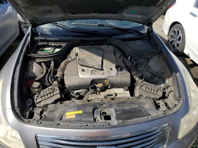 JNKBV61E67M718242 - 2007 INFINITI G35 GRAY photo 11