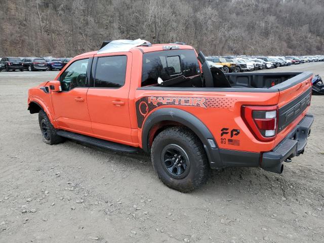 1FTFW1RG1PFB19505 - 2023 FORD F150 RAPTOR ORANGE photo 2