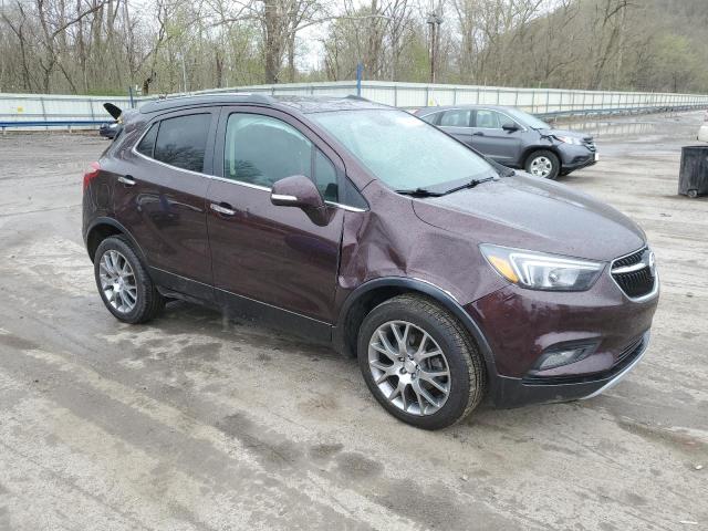 KL4CJ2SB3HB116467 - 2017 BUICK ENCORE SPORT TOURING PURPLE photo 4