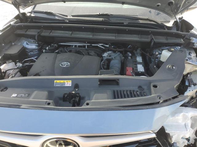 5TDGZRAH5NS127005 - 2022 TOYOTA HIGHLANDER XLE ნაცრისფერი ფოტო 12