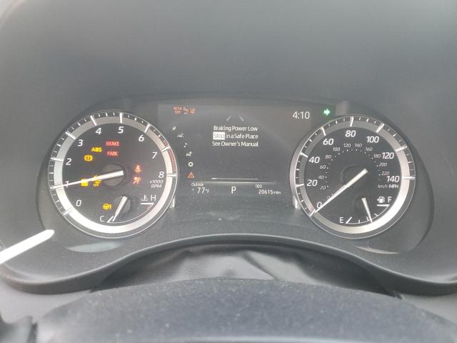 5TDGZRAH5NS127005 - 2022 TOYOTA HIGHLANDER XLE ნაცრისფერი ფოტო 9