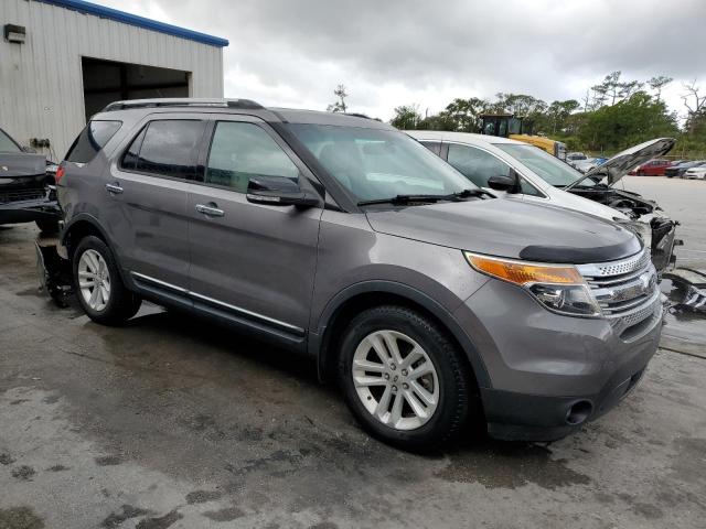 1FM5K7D86DGB42256 - 2013 FORD EXPLORER XLT GRAY photo 4