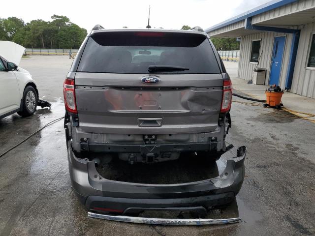 1FM5K7D86DGB42256 - 2013 FORD EXPLORER XLT GRAY photo 6