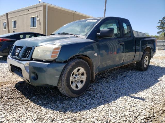 1N6AA06A34N593442 - 2004 NISSAN TITAN XE GREEN photo 1