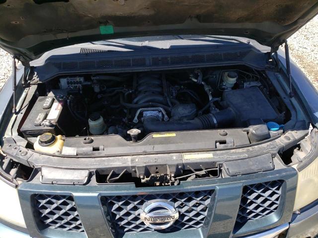 1N6AA06A34N593442 - 2004 NISSAN TITAN XE GREEN photo 11