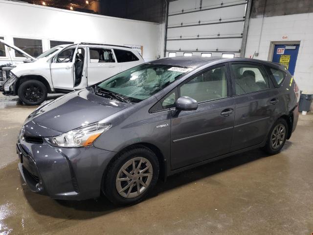 JTDZN3EU7HJ070588 - 2017 TOYOTA PRIUS V GRAY photo 1