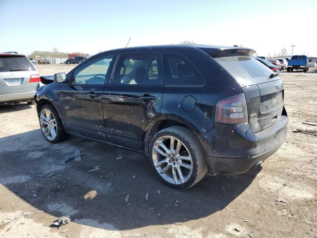 2FMDK30C49BA69725 - 2009 FORD EDGE SPORT BLACK photo 2