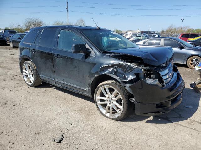 2FMDK30C49BA69725 - 2009 FORD EDGE SPORT BLACK photo 4