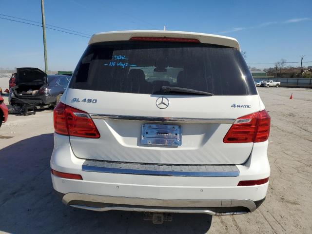 4JGDF7CE0EA324465 - 2014 MERCEDES-BENZ GL 450 4MATIC WHITE photo 6