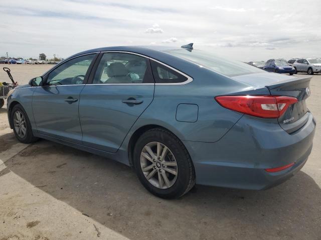 5NPE24AF0FH117390 - 2015 HYUNDAI SONATA SE BLUE photo 2