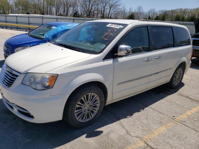 2C4RC1CGXDR509781 - 2013 CHRYSLER TOWN & COU TOURING L WHITE photo 1