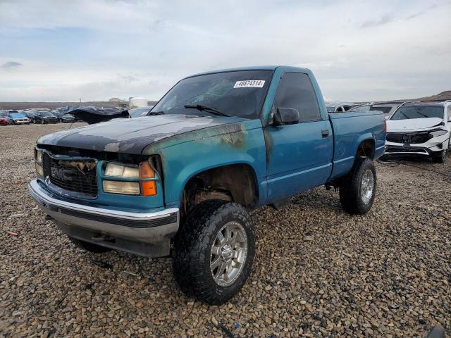 1GTEK14M6VZ523013 - 1997 GMC SIERRA K1500 BLUE photo 1