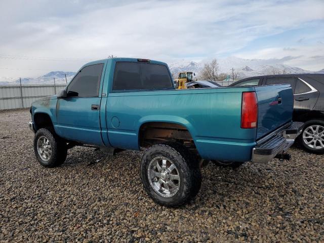 1GTEK14M6VZ523013 - 1997 GMC SIERRA K1500 BLUE photo 2