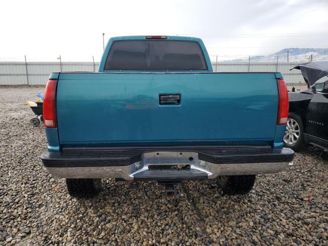 1GTEK14M6VZ523013 - 1997 GMC SIERRA K1500 BLUE photo 6