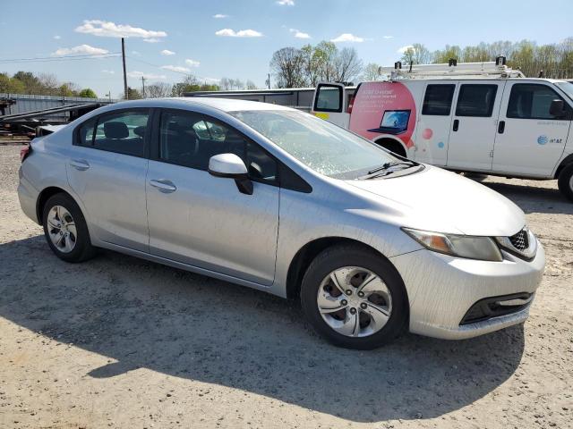 2HGFB2F56DH555850 - 2013 HONDA CIVIC LX SILVER photo 4