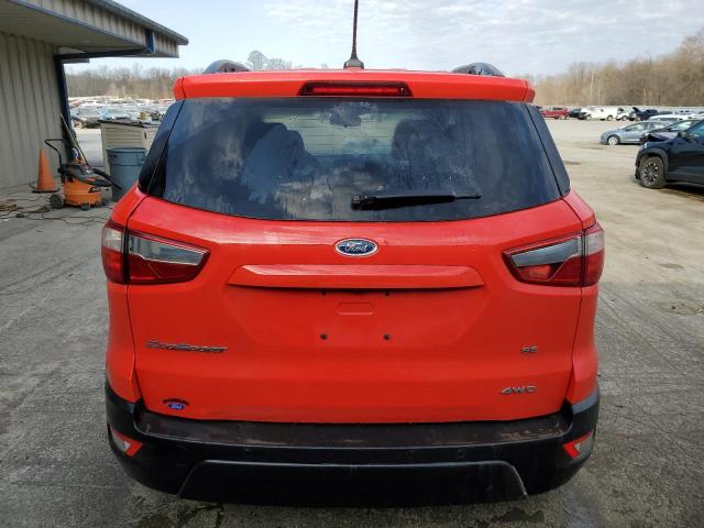 MAJ6P1UL2JC189434 - 2018 FORD ECOSPORT SE Կարմիր լուսանկար 6