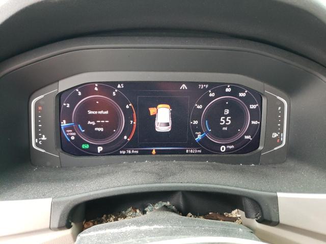 1V2MR2CA6KC606703 - 2019 VOLKSWAGEN ATLAS SEL BLUE photo 9