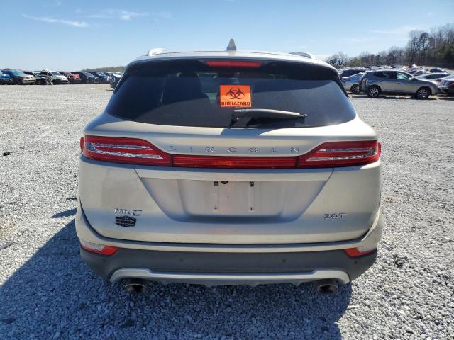 5LMCJ3C91HUL08474 - 2017 LINCOLN MKC RESERVE ოქროსფერი ფოტო 6