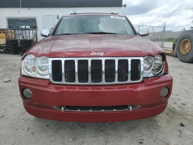 1J8HR68286C286889 - 2006 JEEP GRAND CHER OVERLAND RED photo 5