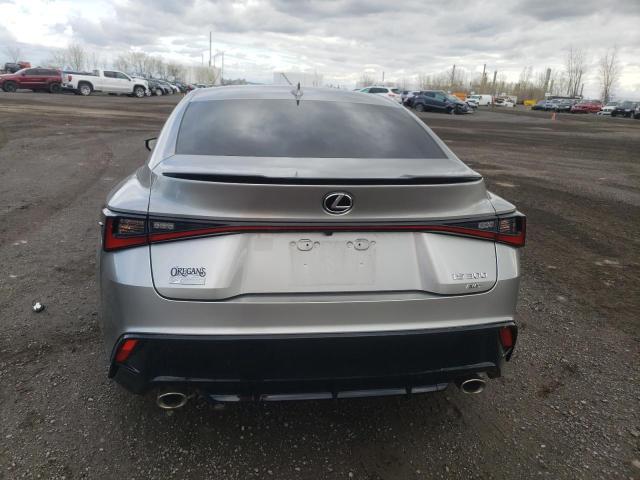 JTHG81F21M5046465 - 2021 LEXUS IS 300 F-SPORT GRAY photo 6