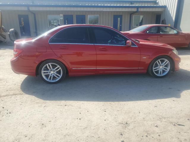 WDDGF4HB8CR207879 - 2012 MERCEDES-BENZ C 250 RED photo 12