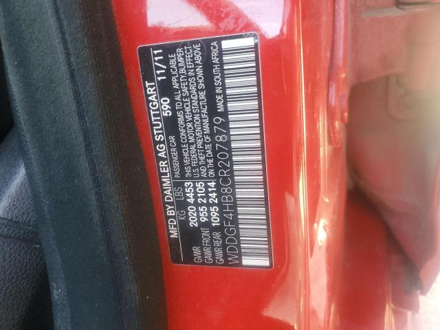 WDDGF4HB8CR207879 - 2012 MERCEDES-BENZ C 250 RED photo 13