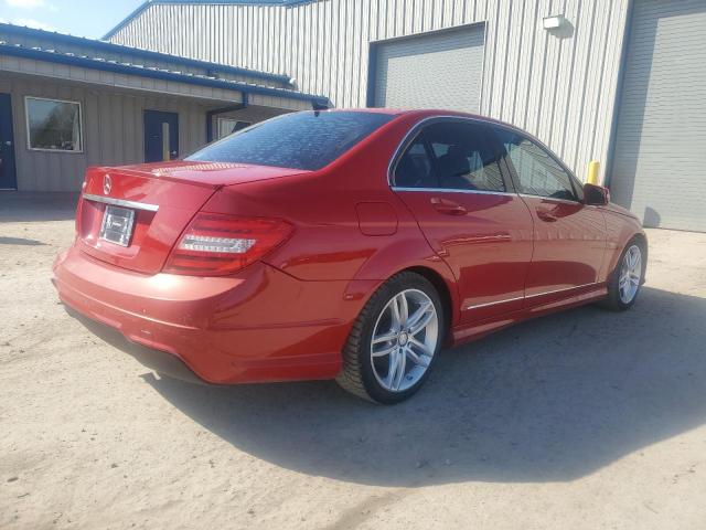 WDDGF4HB8CR207879 - 2012 MERCEDES-BENZ C 250 RED photo 3