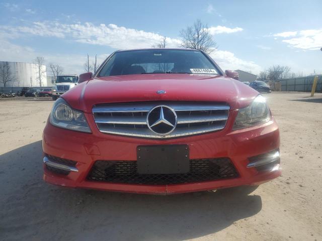 WDDGF4HB8CR207879 - 2012 MERCEDES-BENZ C 250 RED photo 5