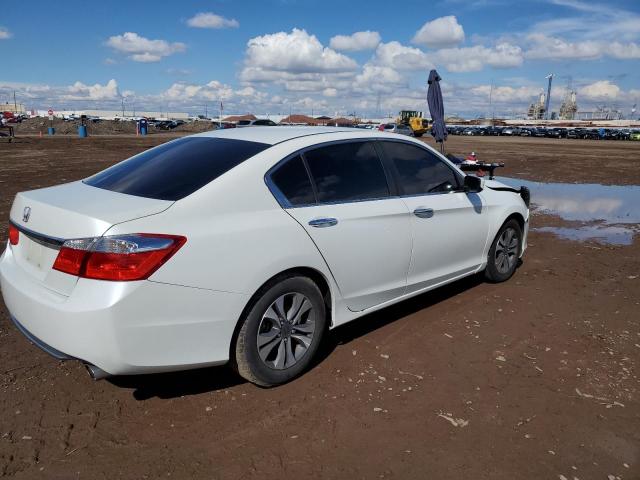 1HGCR2F38DA132375 - 2013 HONDA ACCORD LX WHITE photo 3