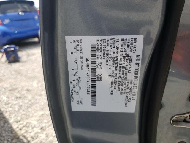 1LNHM81W93Y672682 - 2003 LINCOLN TOWN CAR EXECUTIVE BLUE photo 12