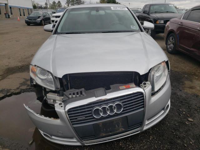 WAUDG78E15A542440 - 2005 AUDI A4 3.2 QUATTRO SILVER photo 5