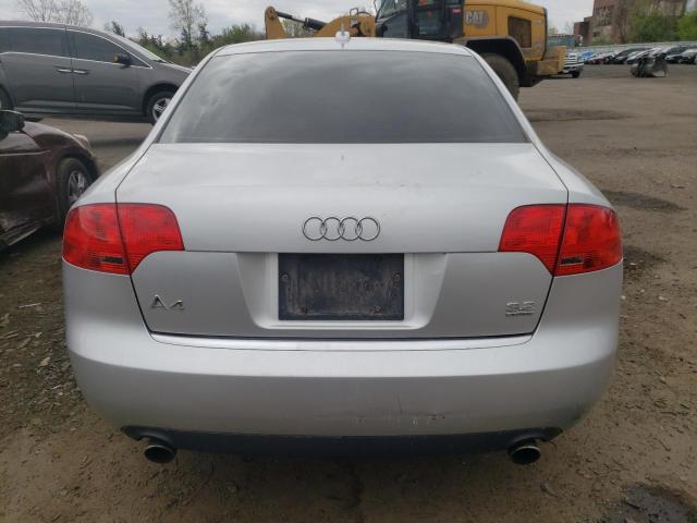 WAUDG78E15A542440 - 2005 AUDI A4 3.2 QUATTRO SILVER photo 6