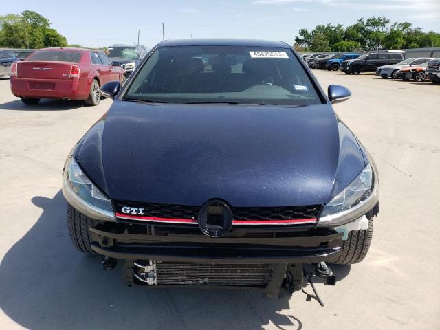 3VW447AU2JM296991 - 2018 VOLKSWAGEN GTI S/SE BLUE photo 5