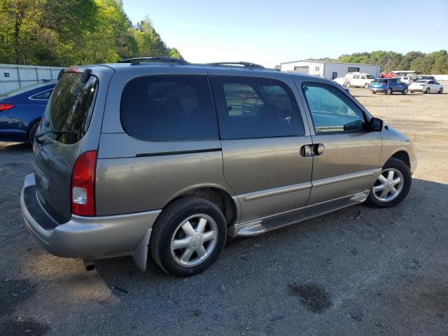 4N2ZN16T31D821861 - 2001 NISSAN QUEST SE TAN photo 3